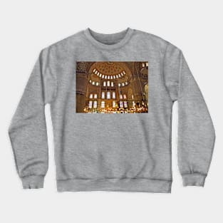 Inside the Blue Mosque Crewneck Sweatshirt